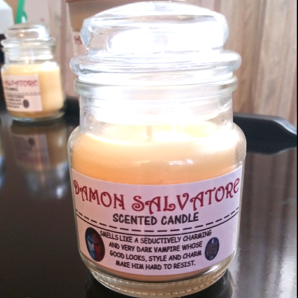 Damon Salvatore Vampire Diaries Scented Candle